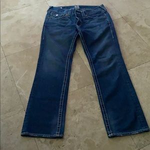 Men True Religion Blue Denim Size 33